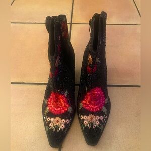 I.N.C. International Concepts Sparkly Jersey Cowboy Boots